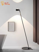 Axyaa Minimalist LED Floor Lamp with Induction Dimming - Modern Design for Living Room