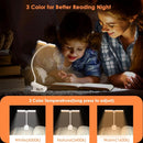Axyaa Clip-On Book Light with 3 Color Temp & Dimming