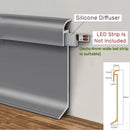 Axyaa LED Skirting Line Aluminum Profile for Customized Backlight Channel
