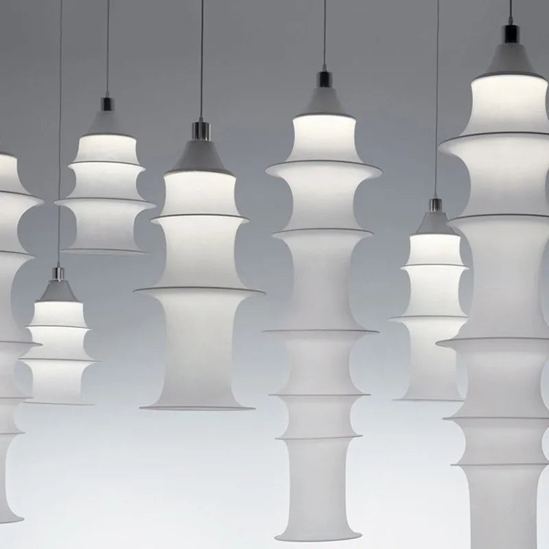 Axyaa Wabi Sabi Silk Pendant Lamp for Home Decor-Falkland Designer Pendant