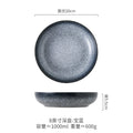 Axyaa Ceramic Deep Plate Salad Soup Dessert Molecular Cuisine Specialty Tableware