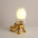 Axyaa Creative Gold People Table Lamp for Nordic Home Decor