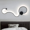 Axyaa Snake Long LED Wall Lamp for Bedroom Living Room, Retro Style Home Interior Lighting