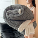 Axyaa Double Layer Fleece Blanket for Sofa or Bed Queen – Thick & Warm