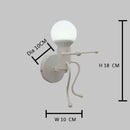 Axyaa Cute Doll Wall Light for Bedroom - LED Indoor Sconce Home Decors