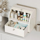 Axyaa Double-Layer Porch Storage Box: Organize Cosmetics, Snacks, Medicines, Daily Necessities