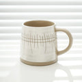 Axyaa Ceramic Nordic Style Hand-painted Mug - Creative Coarse Pottery Coffee Cup