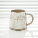Axyaa Ceramic Nordic Style Hand-painted Mug - Creative Coarse Pottery Coffee Cup