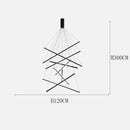 Axyaa Modern Ceiling Chandeliers - Elegant Hanging Light Fixture for Indoor Dining and Living Room