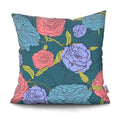 Axyaa Tropical Plant Parrot Decorative Pillow Cover - Flowers Sofa Cushion Case
