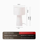Axyaa Cream Nordic Fabric Floor Lamp for Home Decor and Living Room