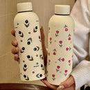 Axyaa Cute Tulip Insulated Thermos Bottle 304 Stainless Steel Water Cup