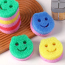 Axyaa Kitchen Sponge Cloth Brush Set - Anti Fouling Double-sided Cleaning Tool