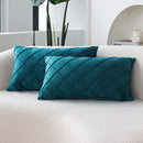 Soft Velvet Axyaa Cushion Cover - Comfortable Sofa Pillowcase for Stylish Home Decor