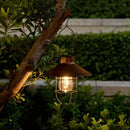 Axyaa Solar Iron Chandelier for Garden Courtyards: Decorative Landscape Lighting