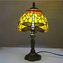 Axyaa Dragonfly Tiffany Glass Table Lamp for Home Decor