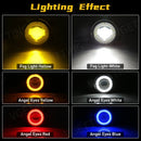 Axyaa LED Angel Eye Fog Light for Ford Focus Fusion Fiesta Explorer