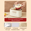 Axyaa Stainless Steel Thermal Lunch Box - Microwave Safe Food Container