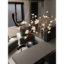 Axyaa Modern Chinese Tea Room Chandelier - Luxury Living Room Lamp