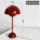 Axyaa Mushroom Shade LED Table Lamp for Home Decor and Lighting