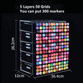 Axyaa Acrylic Marker Holder Pen Storage Box Pencil Shelf School Office Organizer