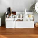 Axyaa Desktop Storage Box: Multifunctional Plastic Organizer for Home, Office, and Cosmetics