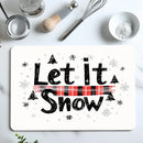 Axyaa Snowflake Kitchen Drying Mat - Quick Dry & Antiskid Snowflake Drain Pad