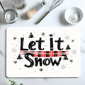 Axyaa Snowflake Kitchen Drying Mat - Quick Dry & Antiskid Snowflake Drain Pad