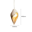 Axyaa European Style Gypsum Conch Pendant Lamp - 2024 New Bedroom Design