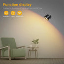 Axyaa Touch Control LED Wall Lamp: 360 Rotatable, USB Rechargeable, Wireless Night Light