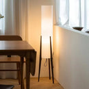 Axyaa Nordic Retro Solid Wood Floor Lamp for Living Room and Bedroom