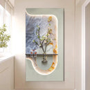 Axyaa Hydroponic Flower Mural Lamp: Sandstone Living Room Decoration
