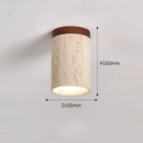 Axyaa Natural Stone Lamps: Modern LED Ceiling Lights for Wabi Sabi Decor