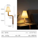 Axyaa Classical Wood Table Lamp LED Desk Light for Study Bedroom
