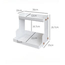 Axyaa Acrylic Makeup Organizer Shelf Skin Care Perfume Rack Jewlery Cosmetics Organiser