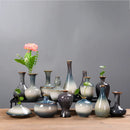 Axyaa Vintage Kiln Glaze Ceramic Small Vase Ornaments