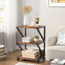 Axyaa Industrial 3-Tier Printer Cart with Wheels