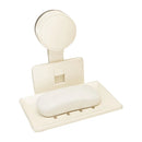 Axyaa Suction Cup Soap Holder Wall Bathroom Dish Box Drainage