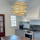 Axyaa Rattan Pendant Lamp: Handmade Southeast Countryside Chandelier