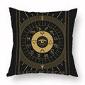 Axyaa Tarot Black Pillowcase 45x45cm for Home Decor and Living Room
