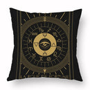 Axyaa Tarot Black Pillowcase 45x45cm for Home Decor and Living Room