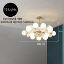 Axyaa Magic Beans Chandelier: Nordic Color Kids' Room Pendant Light