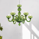 Axyaa Retro European Glass Chandelier for Stylish Spaces