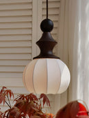Axyaa French Wood Style Pendant Light for Bedroom, Dining Room, and Tea Room