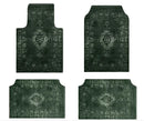 Axyaa Bohemian Style Car Foot Mat Home Rug Set Anti-slip American Retro Rugs