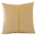 Axyaa Flannel & Dutch Velvet Pillow Cover Set - 45x45 Home Decor
