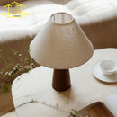 Axyaa Retro Solid Wood Table Lamp LED E27 Desk Light Home Decor
