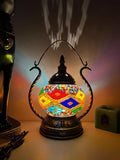 Axyaa Turkish Mosaic Table Lamp Handcrafted Night Light