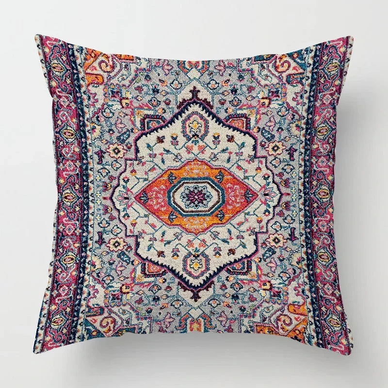 Moroccan Ethnic Pillowcase Sleeve for Home Décor by Axyaa