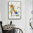 Axyaa Geometric Abstract Canvas Wall Art Poster Prints